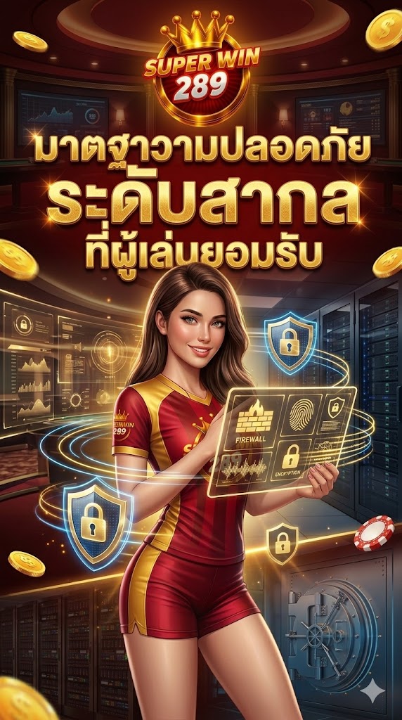 มาตรฐานความปลอดภัยระดับสากล ของ Superwin289 ที่ผู้เล่นยอมรับ